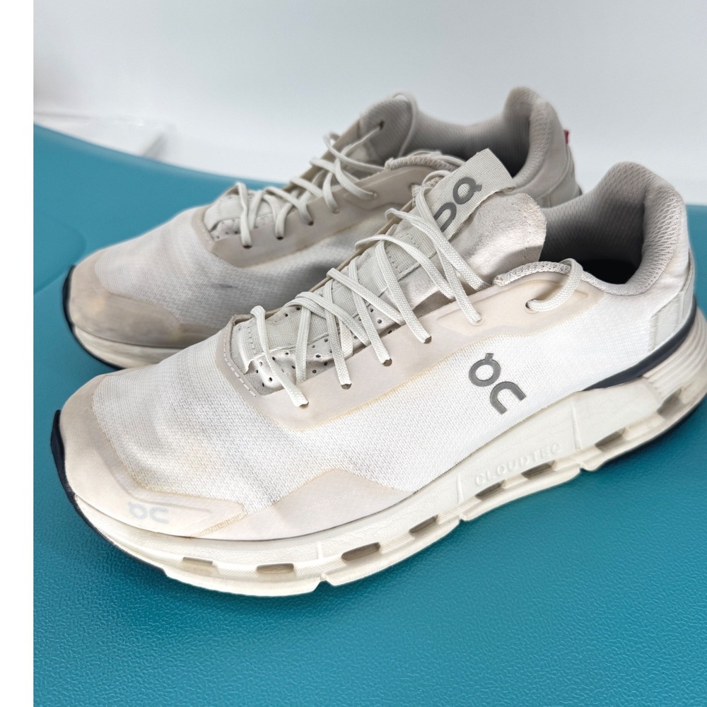 On Running Cloudnova Form White Eclipse Shoes Womens Size 8.5 Sneaker 26.98478